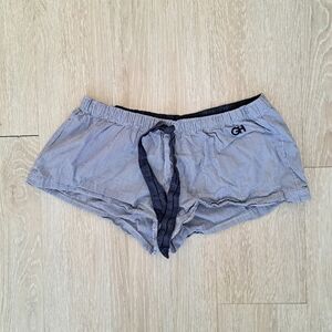 Gilly Hicks Navy and White Striped Sleep Shorts Sz S
